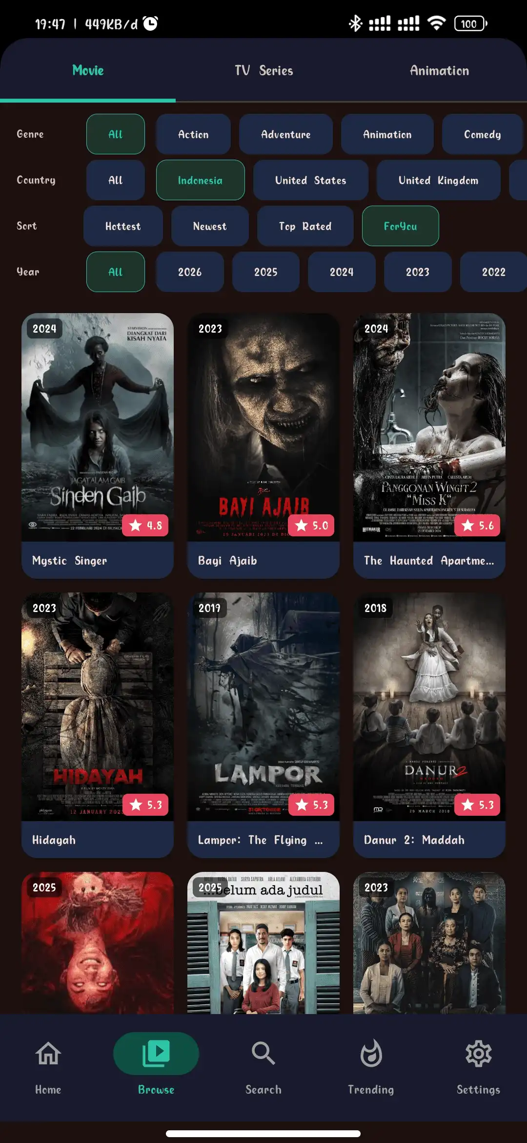 Browse Movies
